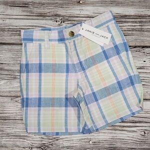 Janie and Jack Plaid Shorts NWT
